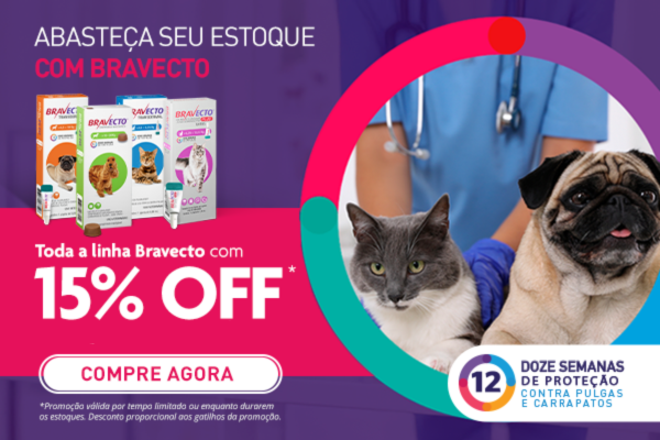 Bravecto com 15% OFF